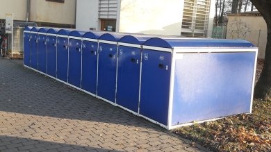 Fahrradboxen am Bahnhof