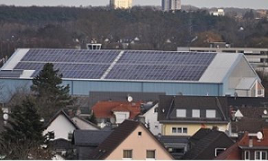 Photovoltaik-Anlage Sporthalle PV Sporthalle