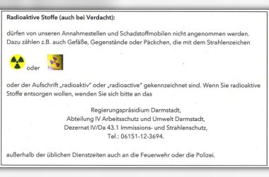 Radioaktive Stoffe 
