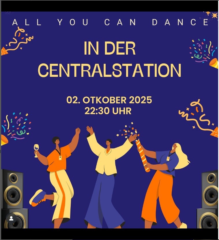 All you can Dance in der Centralstation in Darmstadt! 
