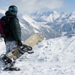 Skifreizeit Snowboardfahrer