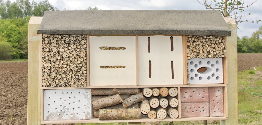 Insektenhotel im Rahmen einer 72Stunden Aktion