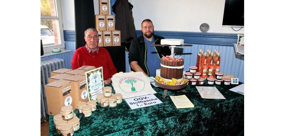 Hobbykünstlermarkt 2023 - hier zu sehen, der Obst- und Gartenbauverein