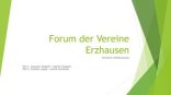 Forum der Vereine Forum der Vereine