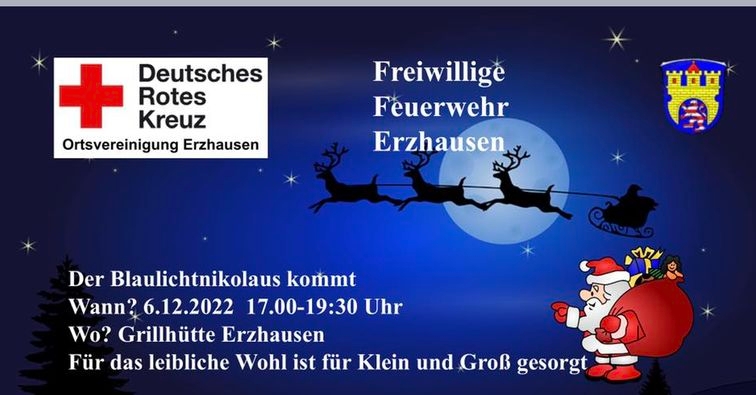 Werbebanner Blaulichtnikolaus 2022