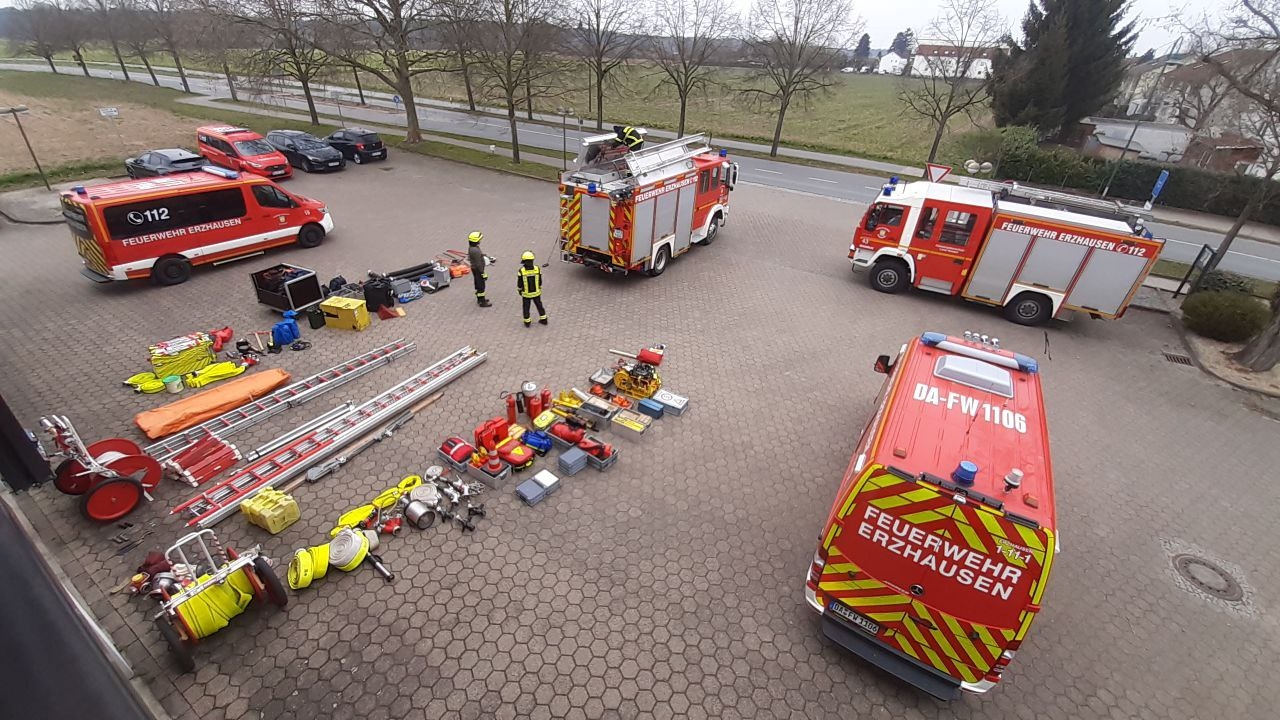 Arbeitseinsatz der Feuerwehr