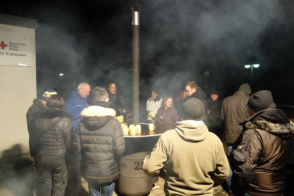 Jahresabschluss bei eisigen Temperaturen