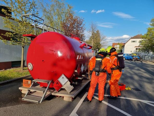 Gefahrgutunfall - Übung