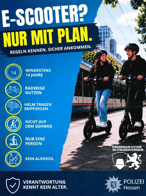 E-Scooter? Nur mit Plan!