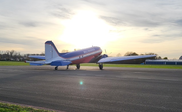Ansicht Messflugzeug