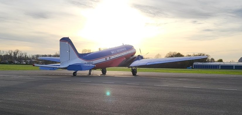 Ansicht Messflugzeug