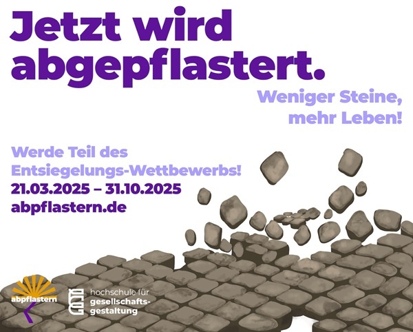 ERZHAUSEN pflastert ab: Bundesweiter Wettbewerb bringt Grün zurück in die Städte ERZHAUSEN pflastert ab: Bundesweiter Wettbewerb bringt Grün zurück in die Städte