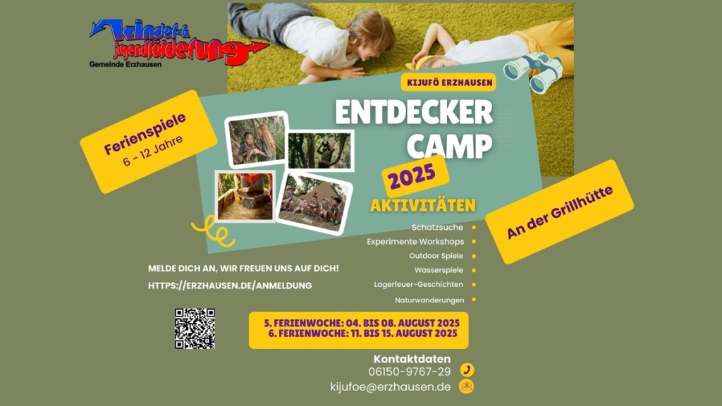 Ferienspiele 2025 Entdecker-Camp