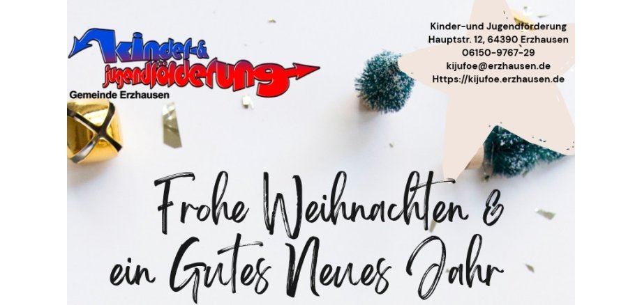 Frohe Weihnachten wünscht die Kinder- und Jugendförderung