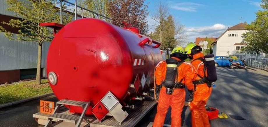 Gefahrgutunfall - Übung