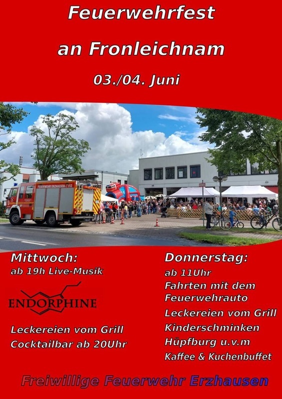 Traditionelles Feuerwehrfest an Fronleichnam
