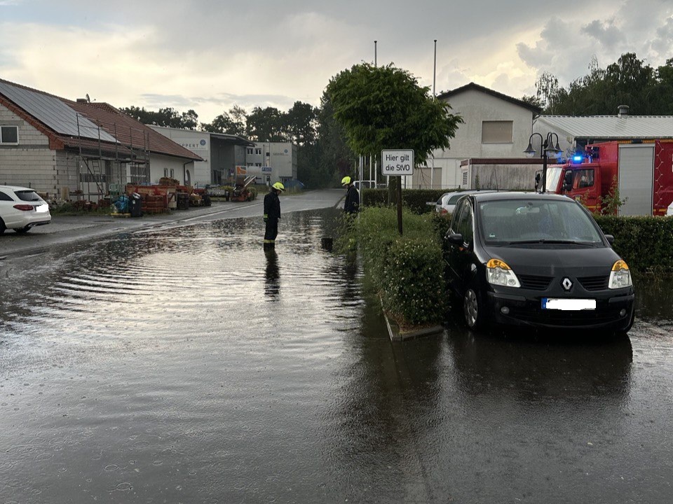 Unwettereinsätze der Feuerwehr