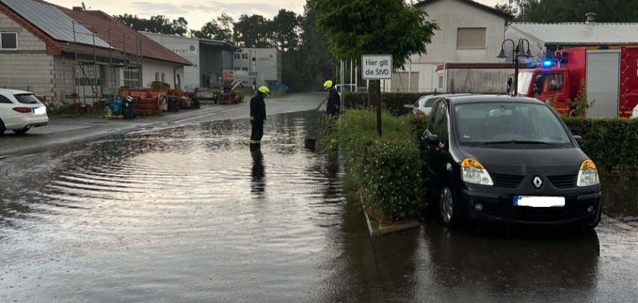 Unwettereinsätze der Feuerwehr