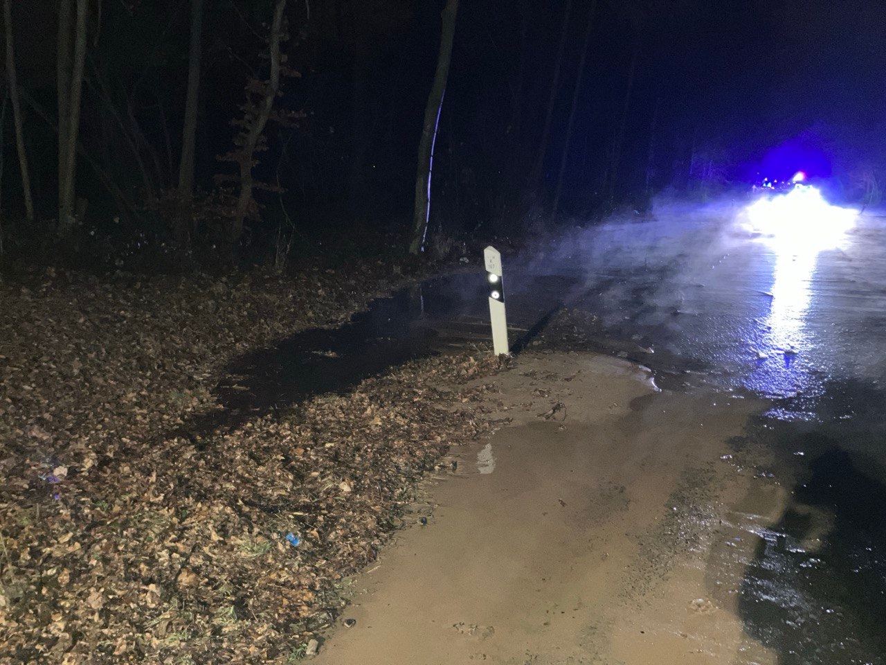 Wasserrohrbruch K167 Richtung B3