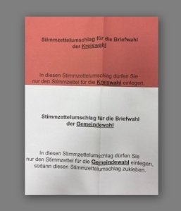 Wahlunterlagen