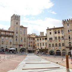 Zentraler Platz in Arezzo