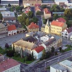 Mnichovo Hradiste - Zentrum mit Rathaus