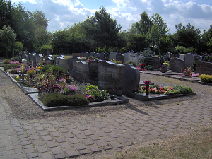 Familiengrab auf dem Friedhof